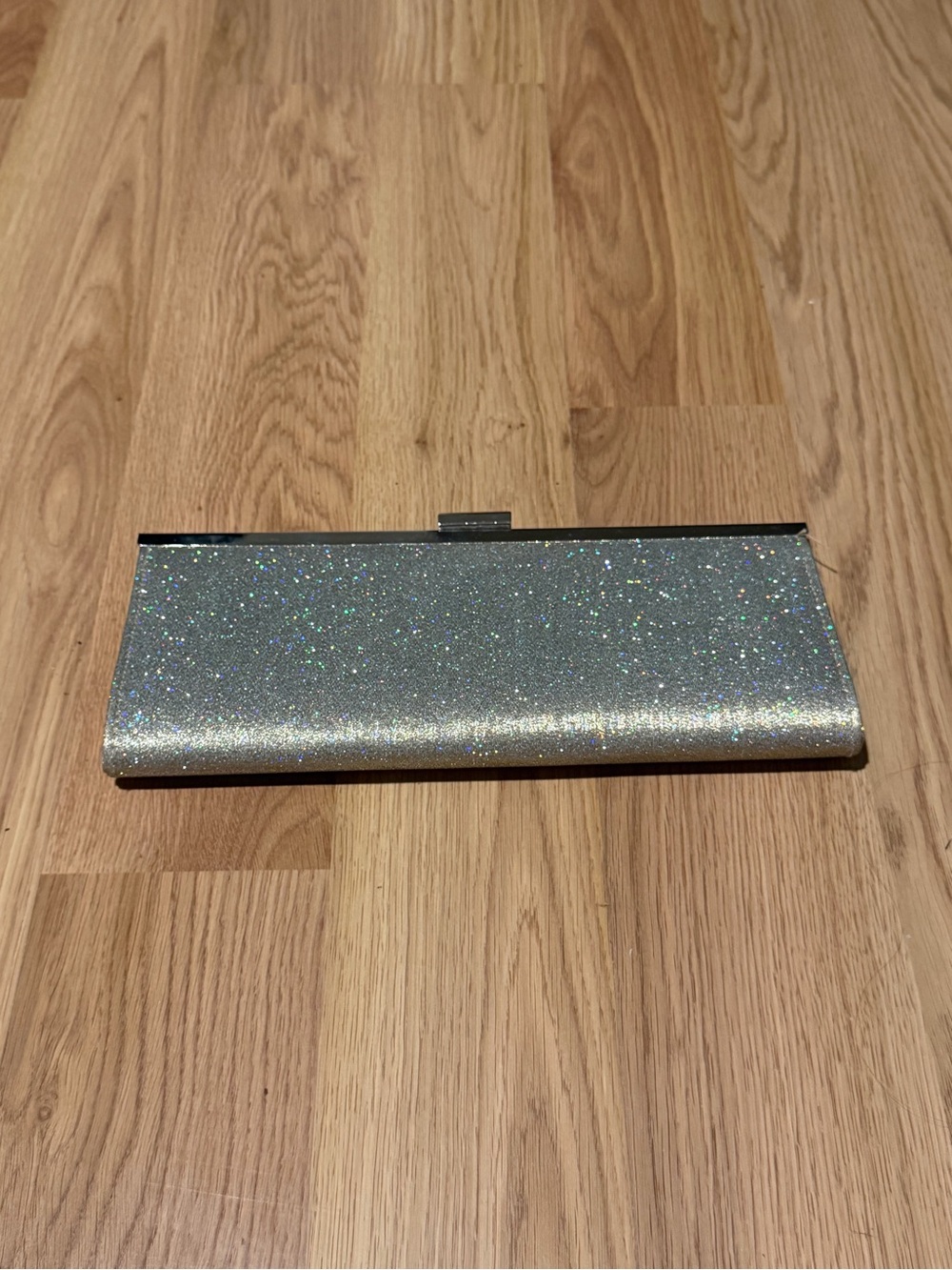 Style & Co. Gold Glitter Clutch